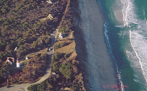 Nauset Light on the Atlantic Ocean